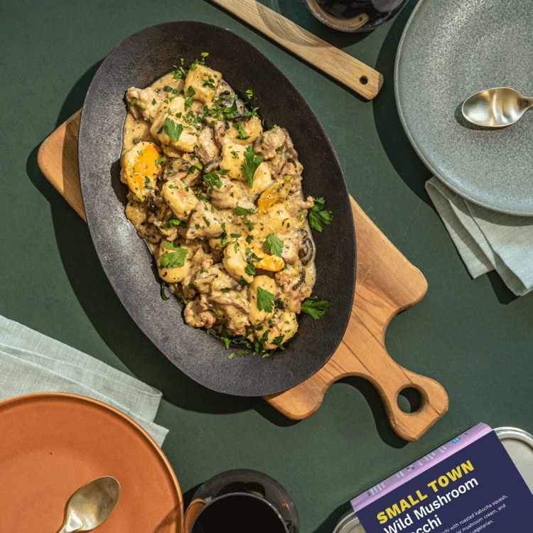 Small town - Wild Mushroom Gnocchi
