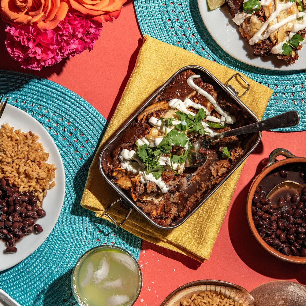 Galaxy Taco - Chicken Enchiladas Rojas